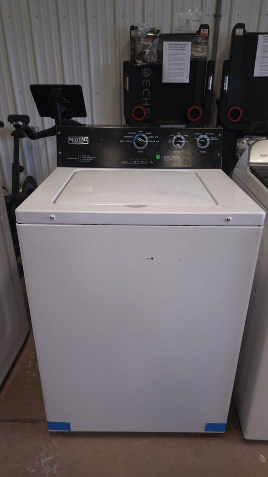 Maytag 3.5-cu ft Commercial-Grade Residential Agitator Top-Load Washer - White (used- tested and works great) included in 20% off clearance sale!