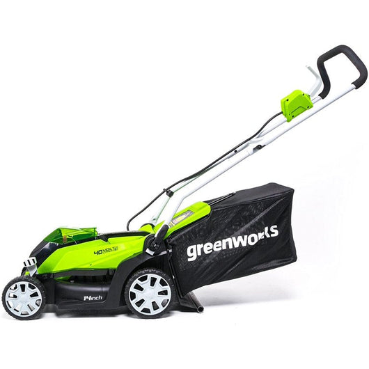 Greenworks 40V 14-inch Cordless Walk-Behind Lawn Mower with 4.0 Ah Battery and Charger**New in Box**