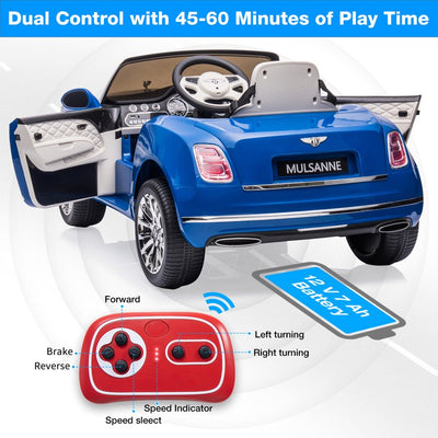 Bentley Mulsanne 12V Kids Electric Ride on Car with Remote Control, Low Battery Reminder Function, Bright Front and Rear Lights!  -Brand new in the box