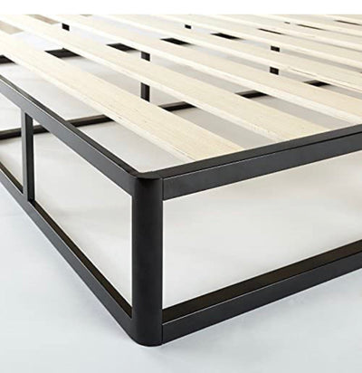 ZINUS Metal Box Spring with Wood Slats /7.5 Inch Mattress Foundation / Sturdy Steel Structure / Easy Assembly, Queen- NEW IN BOX!!!