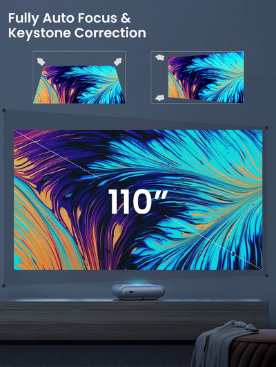 JMGO O1 Pro 1080P FHD Ultra Short Throw(UST) Projector, 1500lm, Movie Theater with Dynaudio Speaker, Wi-fi, DLP 0.33DMD, 3D Capability!! NEW IN BOX, FULLY TESTED WORKS GREAT!!