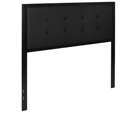 Flash Furniture Bristol Metal Tufted Upholstered Full Size Headboard in Black Fabric- NEW IN BOX!!!