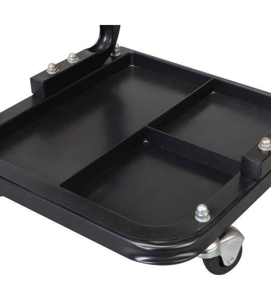 Torin TR6100W Blackjack Rolling Creeper Garage/Shop Seat: Padded Mechanic Stool with Tool Tray Storage, Black- NEW IN BOX!!!