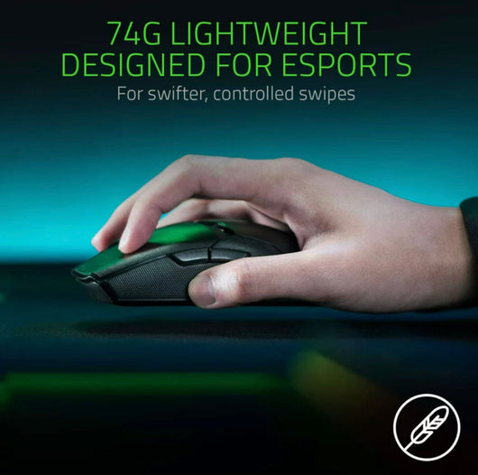 Razer Viper Ultimate Lightweight Wireless Gaming Mouse & RGB Charging Dock: Fastest Gaming Switches - 20K DPI Optical Sensor - Chroma Lighting - 8 Programmable Buttons - 70 Hr Battery - Classic Black- NEW IN BOX!