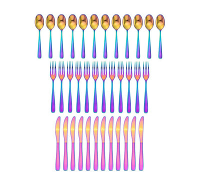 Cambridge Silversmiths Cranston Rainbow Mirror, 36-Piece Flatware Set, Service for 12- NEW IN BOX!!!