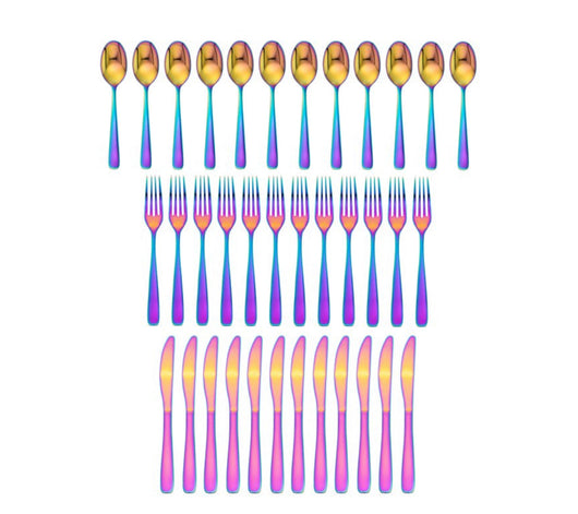 Cambridge Silversmiths Cranston Rainbow Mirror, 36-Piece Flatware Set, Service for 12- NEW IN BOX!!!