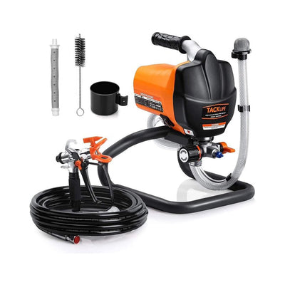 Tacklife 500W Airless Paint Sprayer with 25 feet High-Pressure Paint Hose and Changeable Filter- brand new