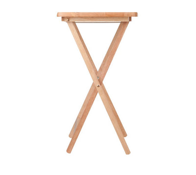 Winsome Wood Alex 2-Piece Snack Table Set, Natural Finish- NEW IN BOX!!!