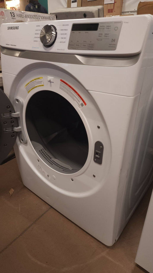 Samsung 7.5-cu ft Stackable Steam Cycle Electric Dryer (White) USED TESTED AND WORKS GREAT