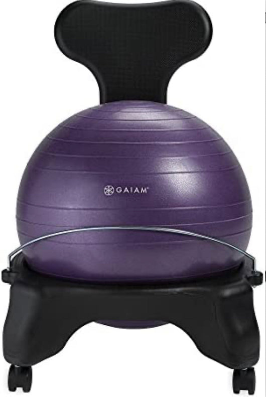 Gaiam Classic Balance Ball Chair – NEW AND ASSEMBLED!!!