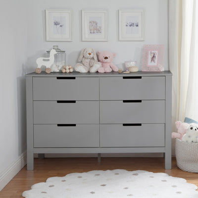 Carter's by DaVinci Colby 6-Drawer Double Dresser, Gray**New in box**