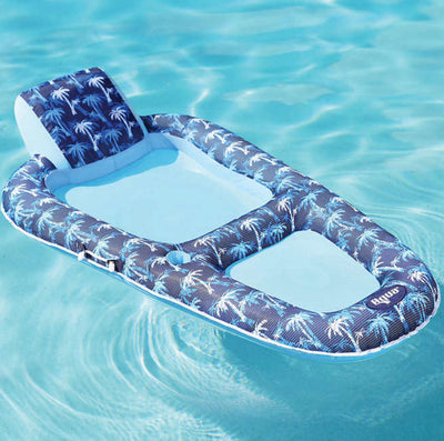 Aqua Inflatable Luxury Pool Lounge- NEW IN BOX!!!