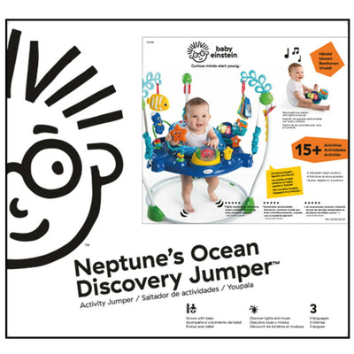 Baby Einstein Neptune's Ocean Discovery Activity Jumper, Ages 6 months +- new in box