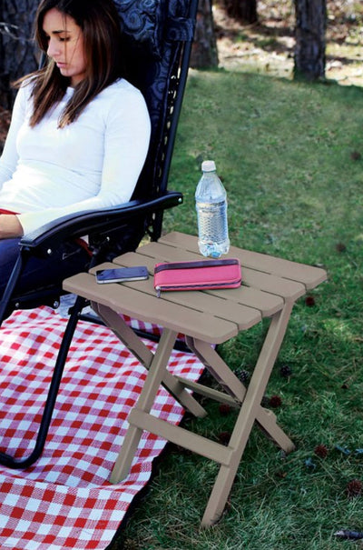 Camco Camping Table, Taupe- NEW!