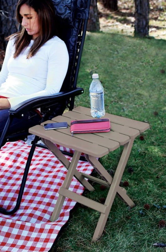 Camco Camping Table, Taupe- NEW!