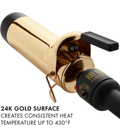 Hot Tools Pro Artist 24K Gold Jumbo Curling Iron | Long Lasting, Defined Curls (2 in)- Lightly Used, Very Clean!!!