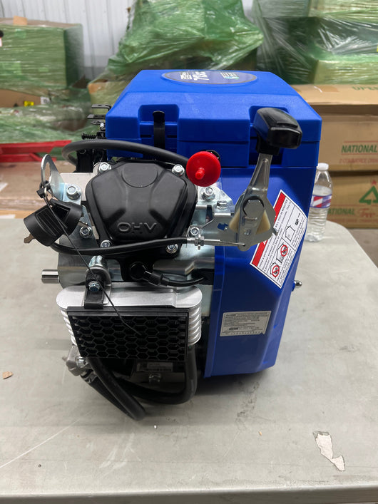 DuroMax XP23HPE 713cc V-Twin Electric Start Gas Powered 50 State Approved, Multi-Use Engine, XP23HPE, Blue- NEW OUT OF BOX!!! (Minor crack on air filter cover)