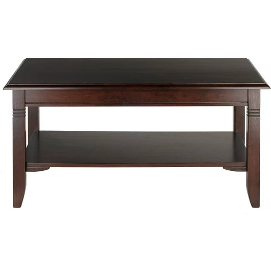 Winsome Wood Nolan Coffee Table, Cappuccino Finish**New in box**