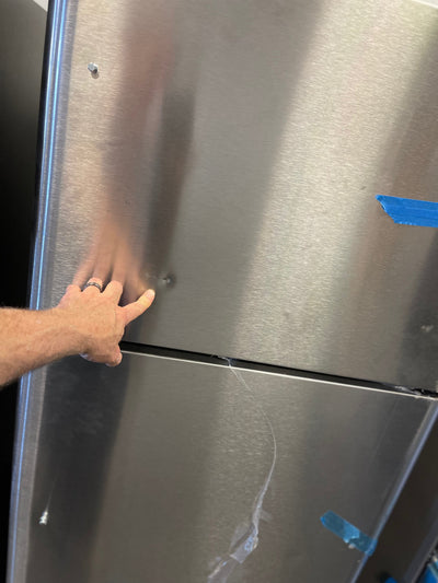 Frigidaire model FRTD2021AS STAINLESS FRIDGE - REFRIGERATOR- scratch and dent - new / never used