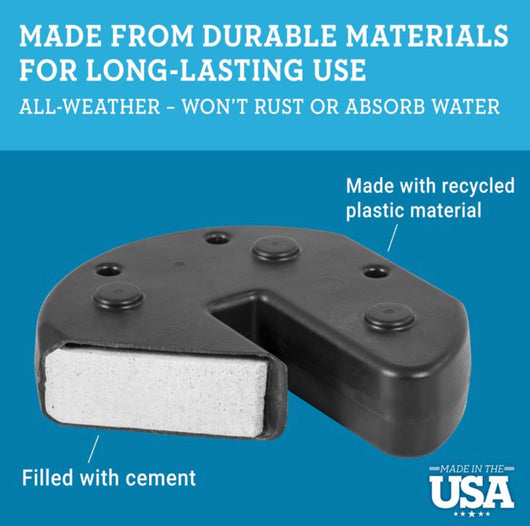 US Weight Canopy Weights for Securing Canopies, Tents, and Umbrellas at Outside Events- NEW IN BOX!!!