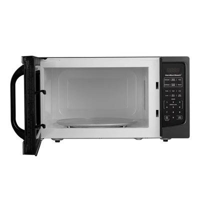 Hamilton Beach 1.6 Cu. Ft. Black Stainless Steel Countertop Microwave Oven!! **New in box**
