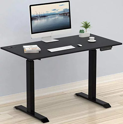 SHW Electric Height Adjustable Computer Desk, 48 x 24 Inches, Black**New in box**
