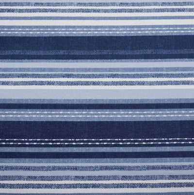 Gap Home Patchwork Stripe Reversible Organic Cotton Blend Comforter Set, Twin, Blue, 2-Pieces- NEW IN BAG!!!