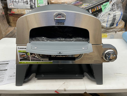 Cuisinart 3-in-1 Pizza Oven, Griddle, and Grill!! NEW AND ASSEMBLED!!