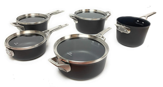 Calphalon Premier 12-piece Hard Anodized Space Saving Cookware!! NEW IN BOX!!