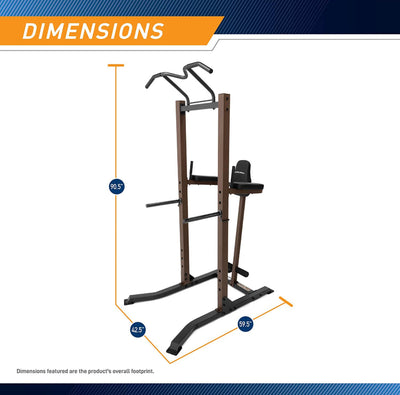 Steelbody Strength Training Power Tower Pull Up & Dip Station VKR Home Gym STB-98501- NEW IN BOX!!! (Dip handle bar has minor tear from shipping but otherwise perfect)