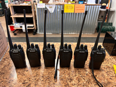 Six Pack of Arcshell Walkie Talkies! (USED)