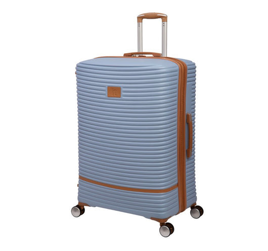 it luggage Replicating 31" Hardside Expandable Checked Spinner Luggage, Blue Fog- NEW OUT OF BOX!!!