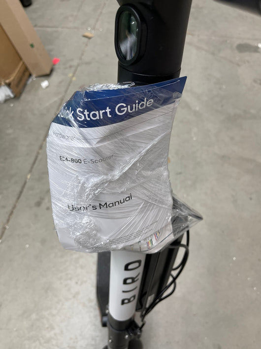 Bird ES4-800 Electric Scooter-Dual Battery- 28 mile Range-800 Watt Motor, Ground Effect Lights, Front Shock Absorption, 15.5 MPH, Ultra-Lightweight, Electric Scooter for Adults (Renewed)- new -small shipping scuffs on display - works great
