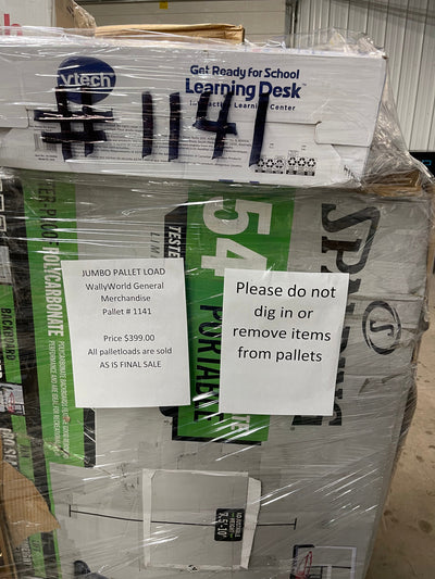 Jumbo pallet load - number 1141  all Palletloads are sold final sale
