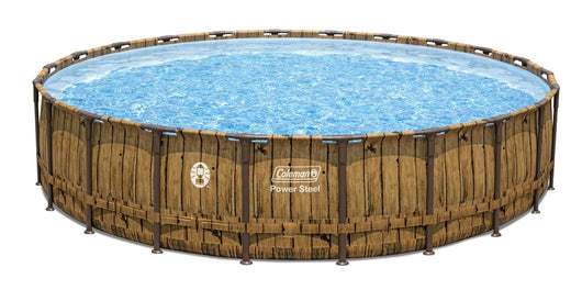 Coleman Power Steel 22’ x 52” Round Above Ground Pool Set!! NEW IN BOX!!