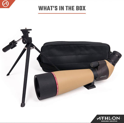 Athlon Optics Talos 20-60x80 Spotter Scope , Black- NEW IN BOX!!!