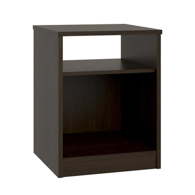 Mainstays classic open shelf nightstand,Espresso **New in Box**