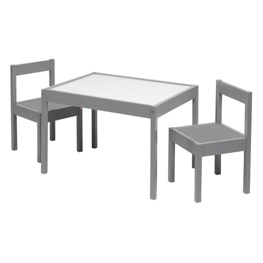 Your Zone 3-Piece Dry Erase Activity Table Play Set - Gray, 25" x 19" x 18"**New in box**