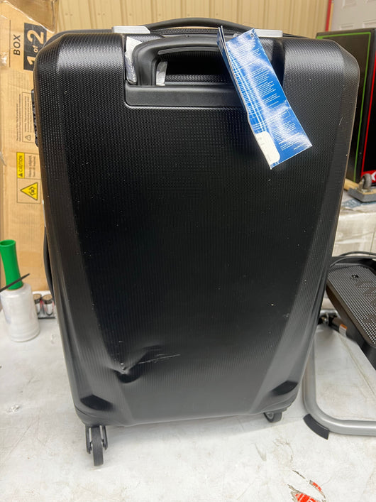 Samsonite Winfield 3 DLX Hardside Expandable Luggage with Spinners, Checked-Medium 25-Inch, Black!! NEW OUT OF BOX(DAMAGED FROM SHIPPING)!!