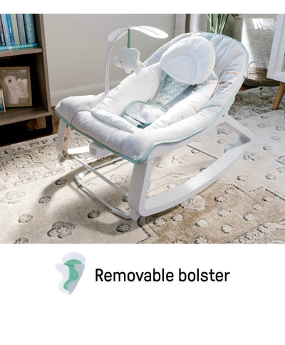 Ingenuity Keep Cozy 3-in-1 Grow with Me Vibrating Baby Bouncer Seat & Infant to Toddler Rocker - Weaver, Newborn and up**New in Box**