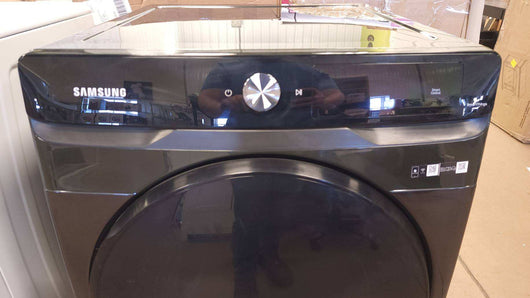 Samsung 7.5-cu ft Stackable Steam Cycle Electric Dryer (Brushed Black) ENERGY STAR USED TESTED WORKS GREAT