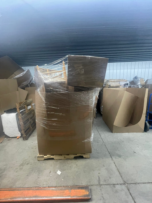 Jumbo huge liquidation pallet- over 7 ft tall ! Pallet number 2342