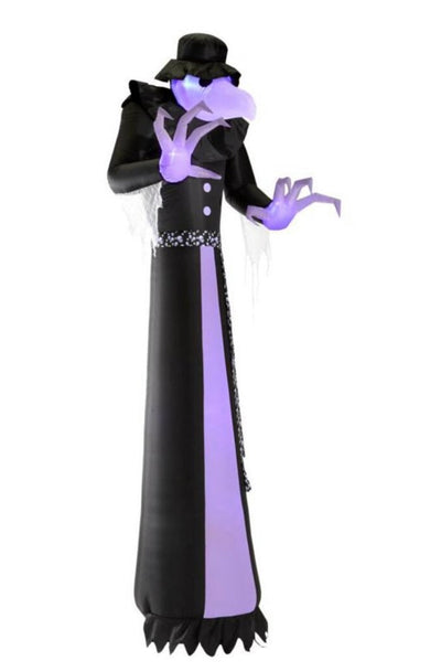12 ft. Short Circuit Victorian Reaper Halloween Inflatable with Lightshow Projection- NEW!!!