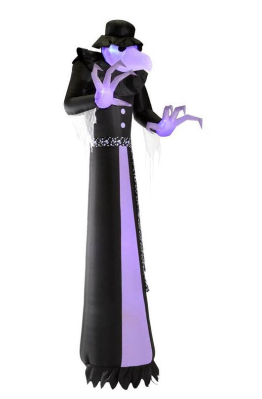 12 ft. Short Circuit Victorian Reaper Halloween Inflatable with Lightshow Projection- NEW!!!