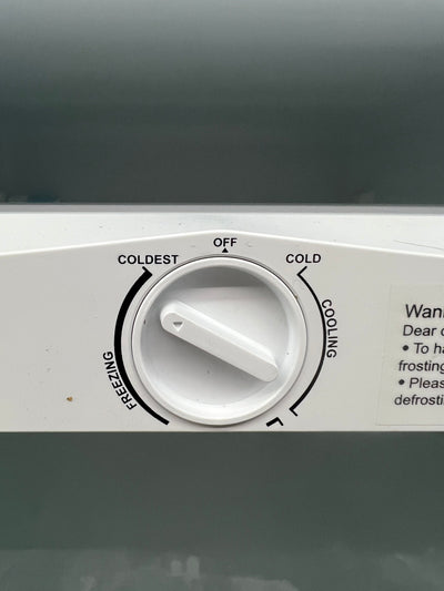 Vissani 7 cu. ft. Convertible Upright Freezer in Stainless Steel Look!! NEW OUT OF BOX, SCRATCHED AND DENTS FROM SHIPPING(PHOTOS SHOWN)!!