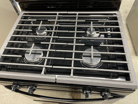 Whirlpool 30-in 4 Burners 5.1-cu ft Freestanding Gas Range (Black)- new