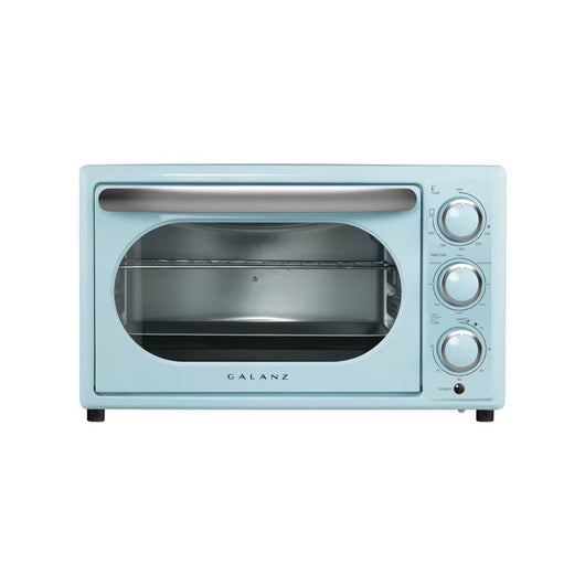 Galanz 0.9 Cu. ft. Retro Bebop Blue Convection Toaster Oven!  -Brand new in the box
