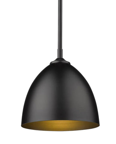 Golden Lighting Zoey 1-Light Matte Black Standard Pendant- NEW IN BOX!!!