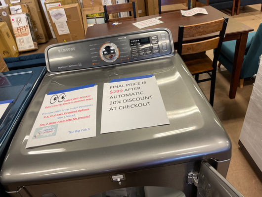 Samsung  7.4-cu ft Electric Dryer (Platinum)- used - 2016 model