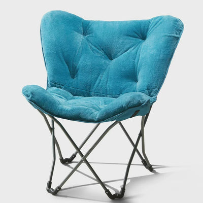 Mainstays Fabric Folding Butterfly Chair Blue**New**
